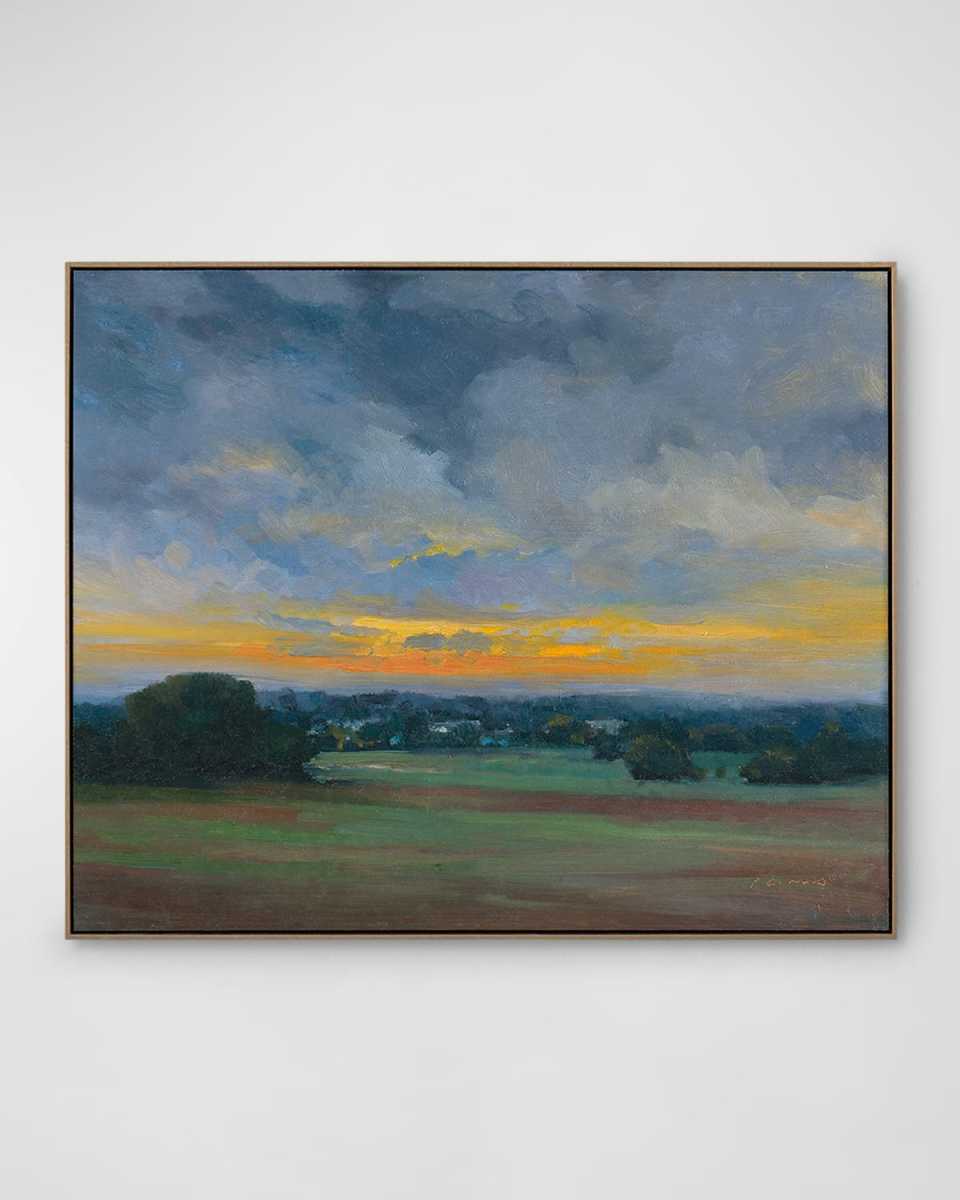 "Soir d'Automne" Framed Giclee by Pascal Giroud